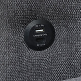 Stockwell Dark Gray Sleeper Sectional Sofa - Ornate Home