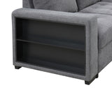 Stockwell Dark Gray Sleeper Sectional Sofa - Ornate Home
