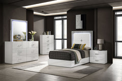 Stoholm White Full Bed - Ornate Home