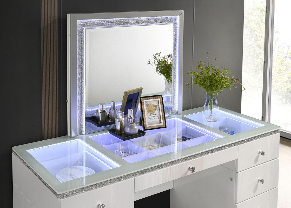 Stoholm White Vanity - Ornate Home