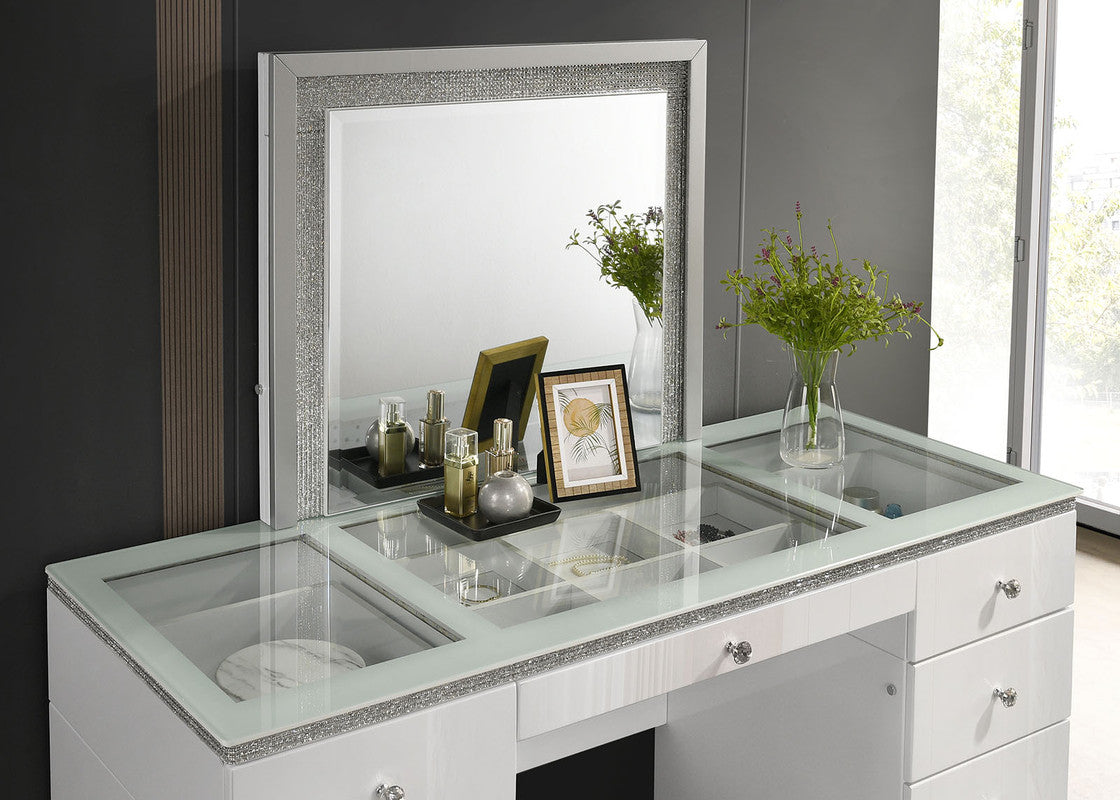 Stoholm White Vanity - Ornate Home