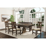 Stone Charcoal 6-Piece Dining Set - Ornate Home