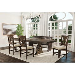 Stone Charcoal 6-Piece Dining Set