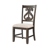 Stone Charcoal 6-Piece Dining Set - Ornate Home