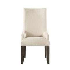 Stone Cream Parson Arm Chair (Set of 2) - Ornate Home
