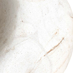 Stone Flow Brown/White Outdoor Sculptures (Set of 2) - Ornate Home