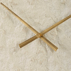 Stone Serenity Gold/White Wall Clock - Ornate Home