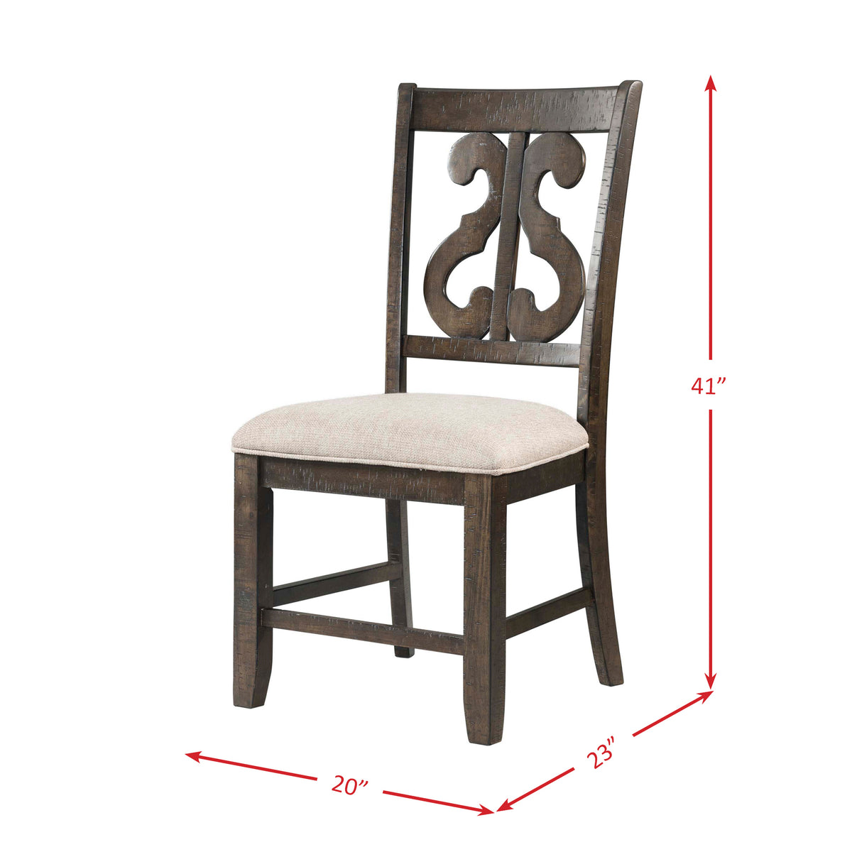 Stone Smokey Walnut 5-Piece Round Dining Set - Ornate Home