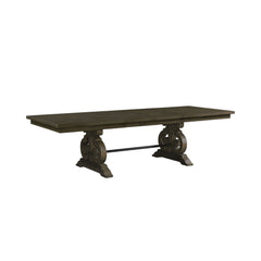 Stone Smokey Walnut/Cream 7-Piece Dining Set - Ornate Home