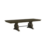 Stone Smokey Walnut Dining Table - Ornate Home
