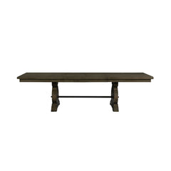 Stone Smokey Walnut Dining Table - Ornate Home