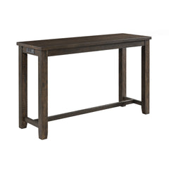 Stone Smokey Walnut Occasional Bar Table Set (Table + Three Stools) - Ornate Home