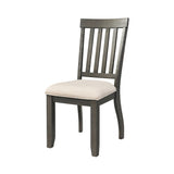 Stone Smokey Walnut Side Chair (Set of 2) - Ornate Home