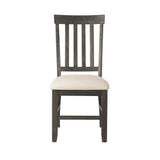 Stone Smokey Walnut Side Chair (Set of 2) - Ornate Home