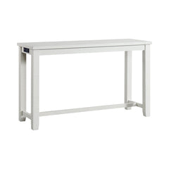 Stone White Occasional Bar Table Set (Table + Three Stools) - Ornate Home