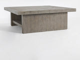 Stonebridge Distressed Gray/Weathered Cement Coffee Table - Ornate Home