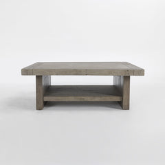 Stonebridge Distressed Gray/Weathered Cement Coffee Table - Ornate Home