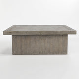 Stonebridge Distressed Gray/Weathered Cement Coffee Table - Ornate Home