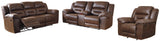 Stoneland Brown Reclining Sofa, Loveseat and Recliner (Online Special Price) - Ornate Home
