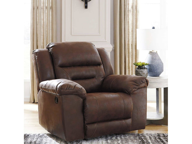 Stoneland Chocolate Manual Recliner (Online Special Price) - Ornate Home