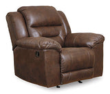 Stoneland Chocolate Manual Recliner (Online Special Price) - Ornate Home