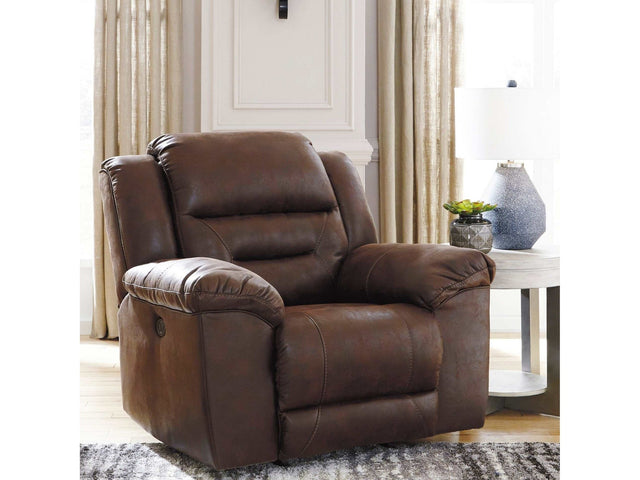 Stoneland Chocolate Power Rocker Recliner (Online Special Price) - Ornate Home