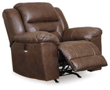 Stoneland Chocolate Power Rocker Recliner (Online Special Price) - Ornate Home