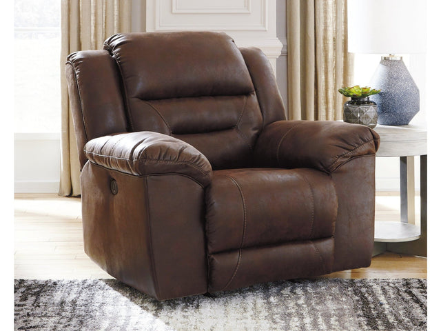 Stoneland Chocolate Power Rocker Recliner - Ornate Home