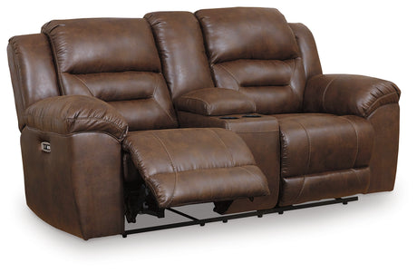 Stoneland Chocolate Reclining Living Room Set - Ornate Home