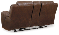 Stoneland Chocolate Reclining Living Room Set - Ornate Home