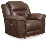 Stoneland Chocolate Reclining Sofa and 2 Power Recliners (Online Special Price) - Ornate Home