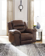 Stoneland Chocolate Reclining Sofa and Recliner (Online Special Price) - Ornate Home