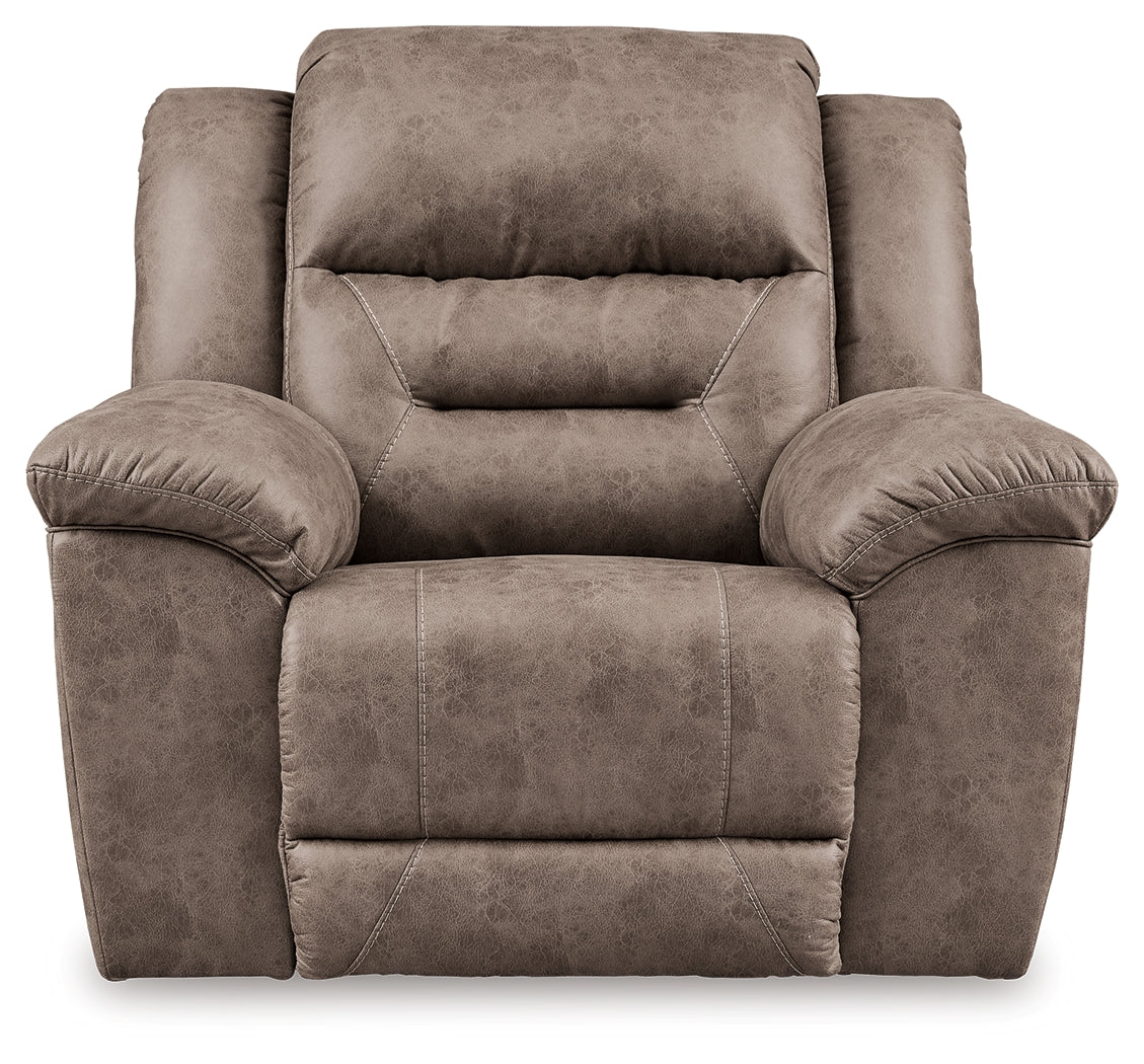 Stoneland Fossil Manual Rocking Recliner (Online Special Price) - Ornate Home