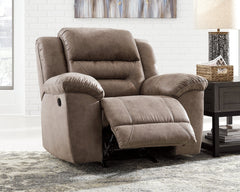 Stoneland Fossil Manual Rocking Recliner - Ornate Home