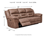 Stoneland Fossil Power Reclining Sofa, Loveseat and Recliner - Ornate Home