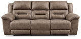 Stoneland Fossil Power Reclining Sofa and Manual Recliner (Online Special Price) - Ornate Home
