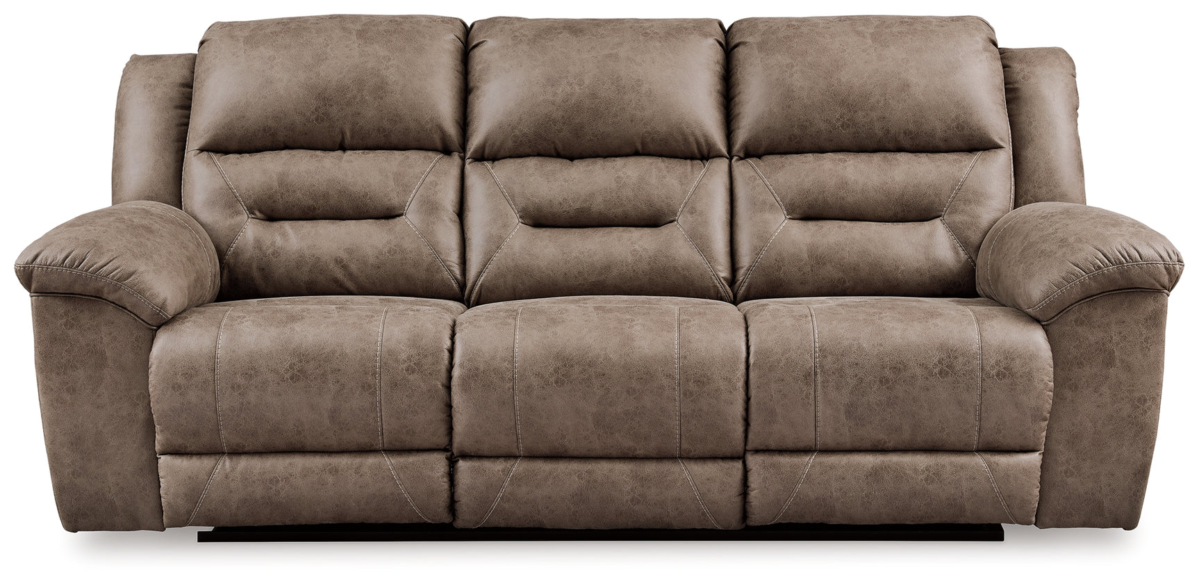 Stoneland Fossil Power Reclining Sofa and Manual Recliner (Online Special Price) - Ornate Home