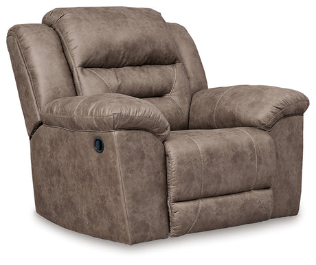 Stoneland Fossil Power Reclining Sofa and Manual Recliner - Ornate Home