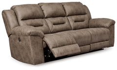 Stoneland Fossil Power Reclining Sofa and Manual Recliner - Ornate Home