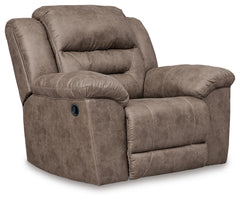 Stoneland Fossil Reclining Loveseat and 2 Recliners - Ornate Home