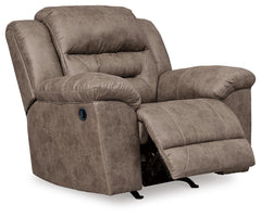 Stoneland Fossil Reclining Loveseat and 2 Recliners - Ornate Home