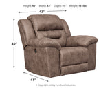 Stoneland Fossil Reclining Loveseat and Power Recliner (Online Special Price) - Ornate Home