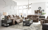 Stoneland Fossil Reclining Loveseat and Power Recliner - Ornate Home