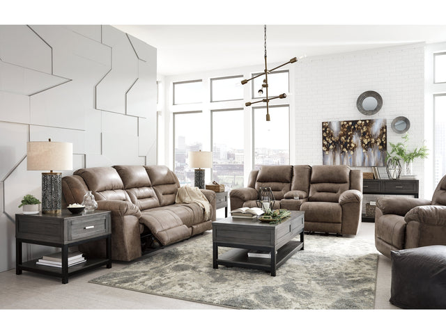 Stoneland Fossil Reclining Sofa, Loveseat and Recliner - Ornate Home