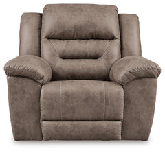Stoneland Fossil Reclining Sofa and 2 Power Recliners - Ornate Home