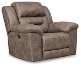 Stoneland Fossil Reclining Sofa and 2 Power Recliners - Ornate Home