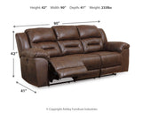 Stoneland Power Reclining Sofa (Online Special Price) - Ornate Home