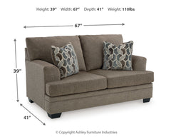 Stonemeade Nutmeg Loveseat - Ornate Home