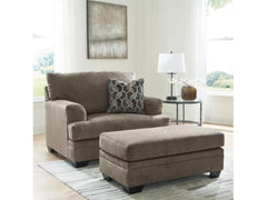 Stonemeade Nutmeg Oversized Chair and Ottoman - Ornate Home