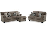 Stonemeade Nutmeg Sofa Chaise & Loveseat (Online Special Price) - Ornate Home